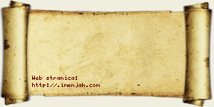 Marina Hinić vizit kartica